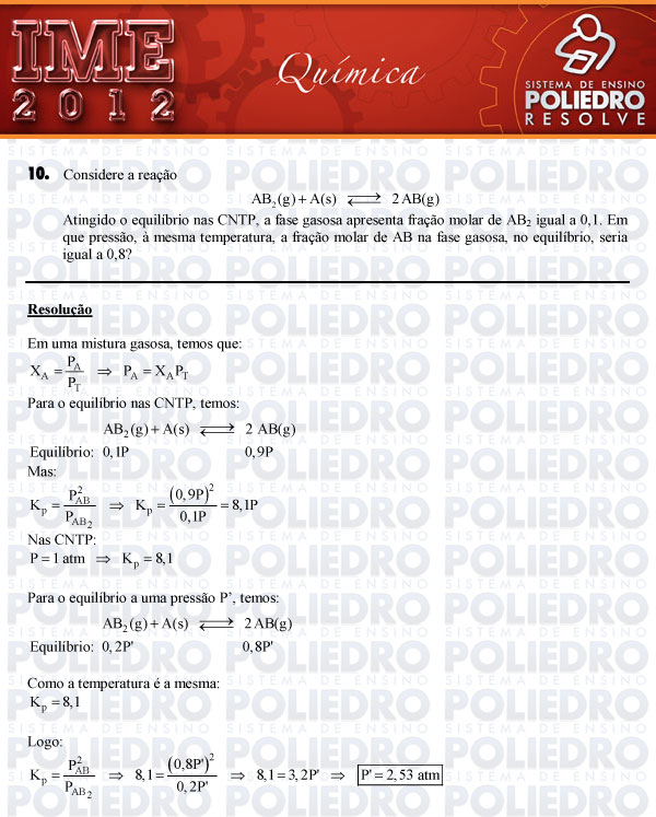 Dissertação 10 - Química - IME 2012