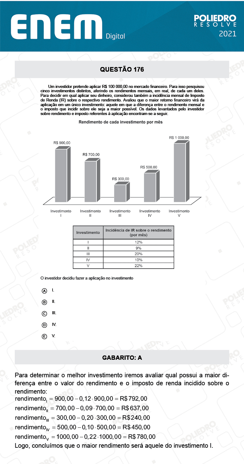 Questão 176 - 2º Dia - Prova Amarela - ENEM DIGITAL 2020