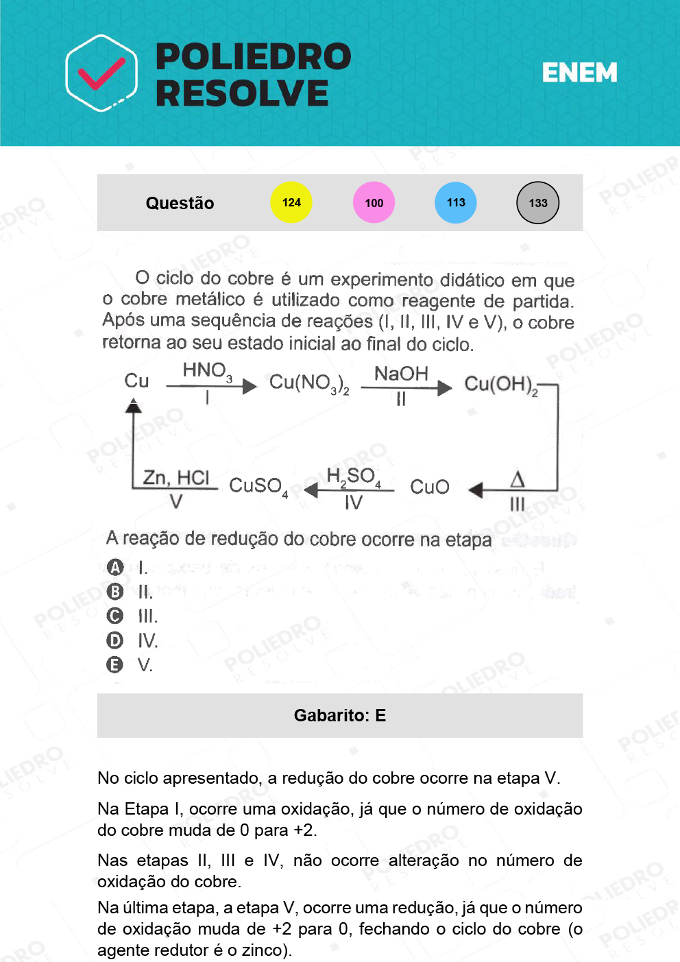 Questão 100 - 2º Dia - Prova Rosa - ENEM 2021