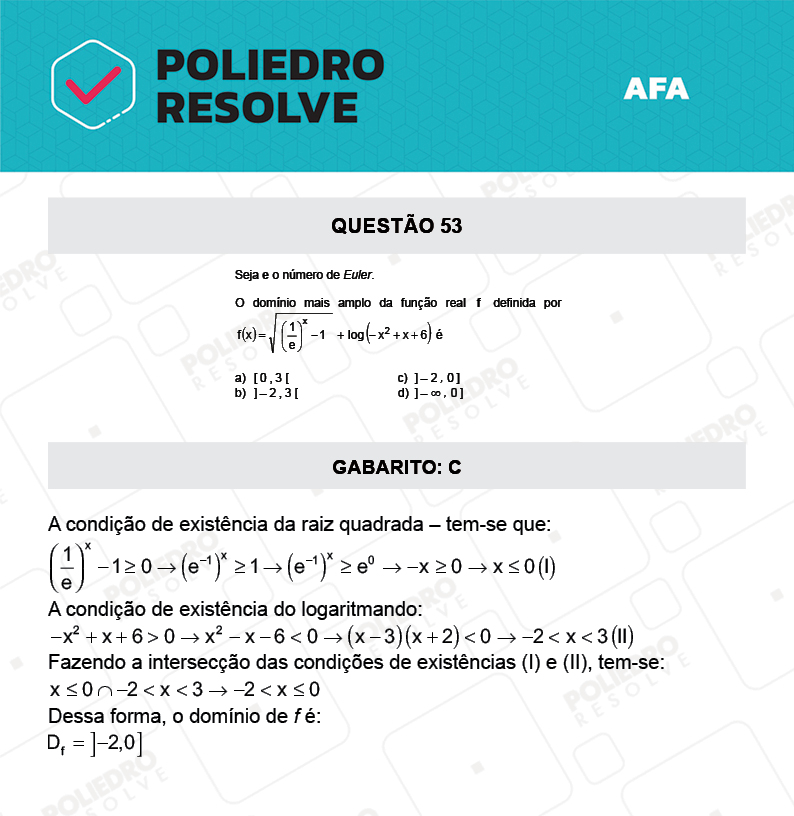 Questão 53 - Prova Modelo A - AFA 2022