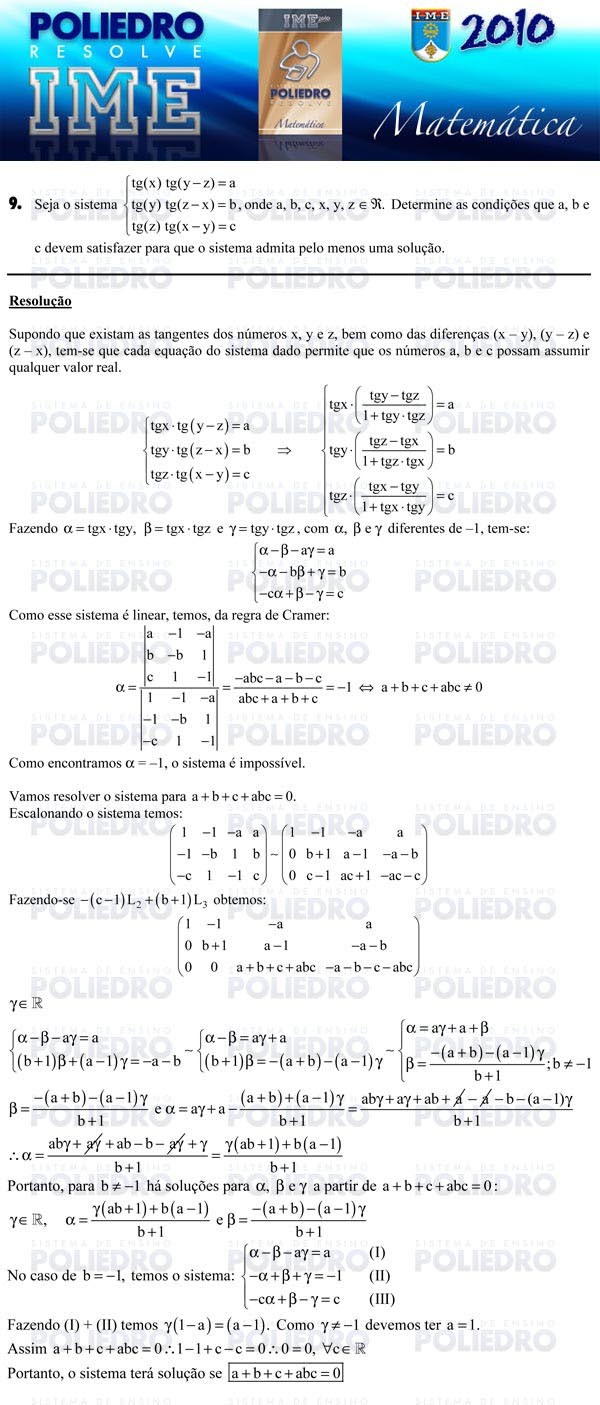 Dissertação 9 - Matemática - IME 2010