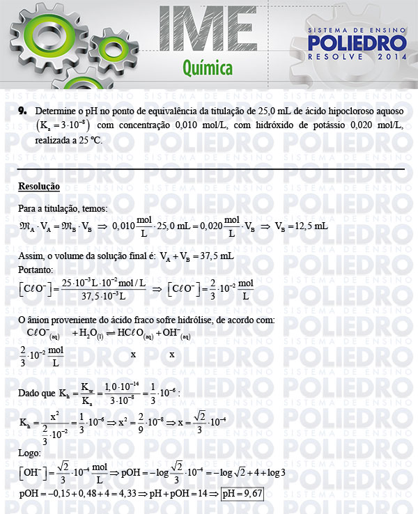 Dissertação 9 - Química - IME 2014