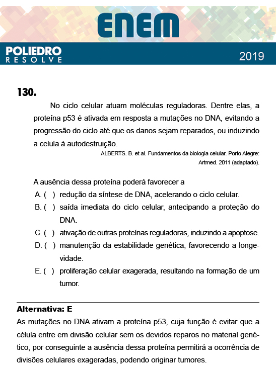 Questão 130 - 2º Dia - Prova ROSA - ENEM 2018