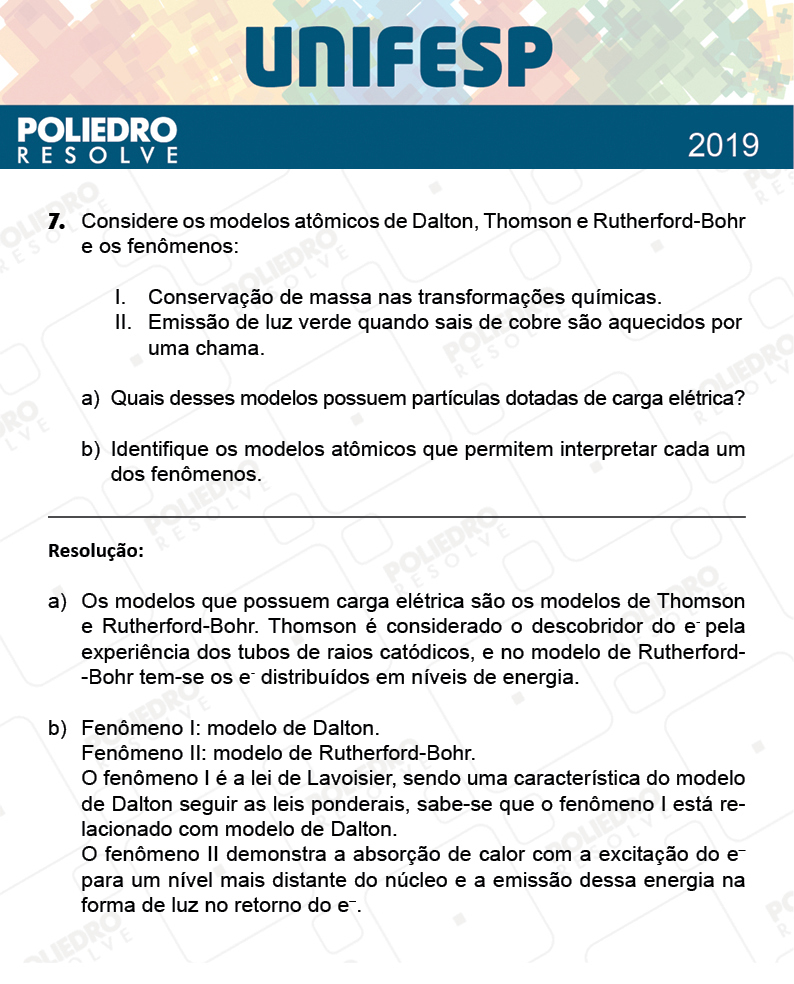 Dissertação 7 - Fase única - 2º Dia - UNIFESP 2019