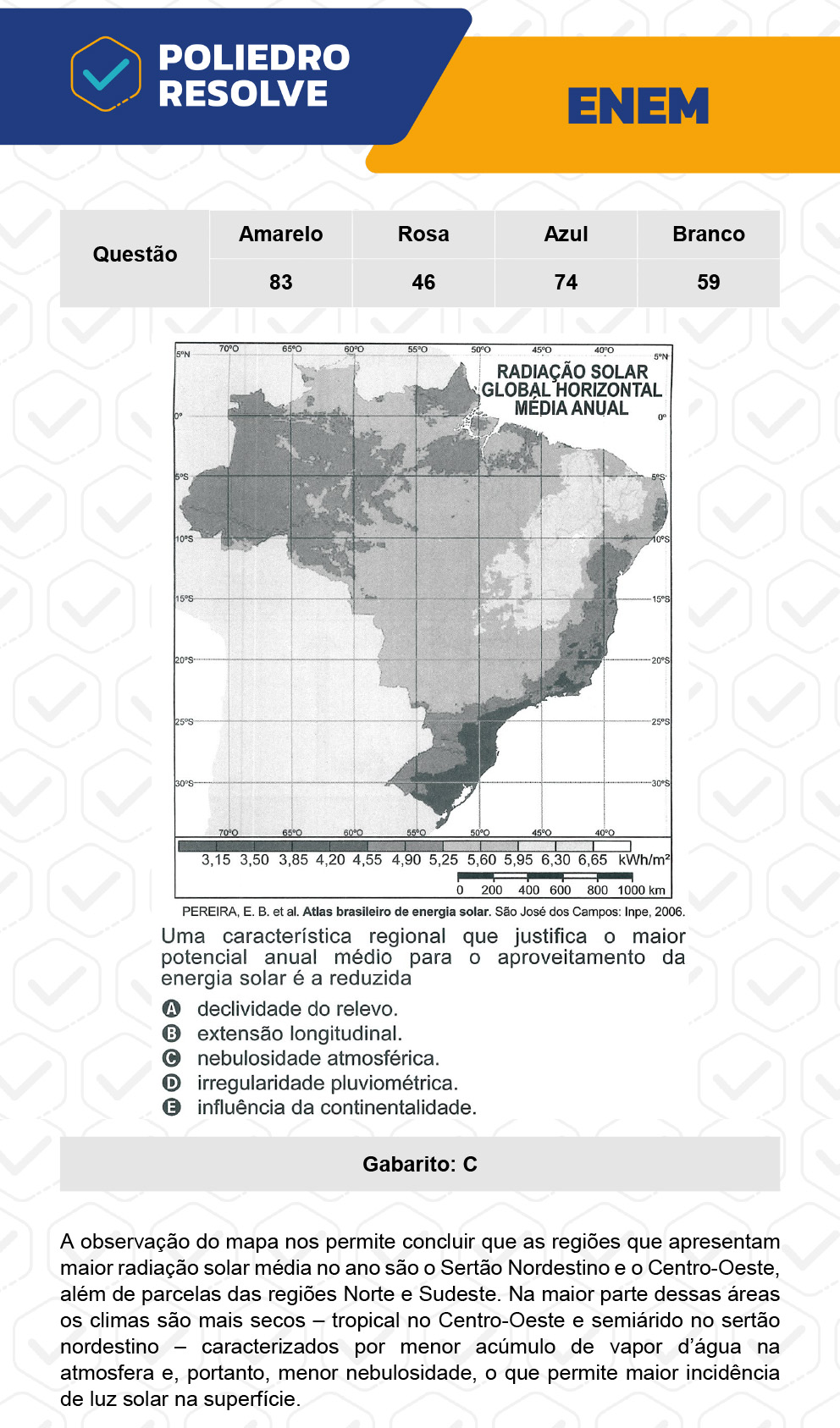 Questão 74 - 1º Dia - Prova Azul - ENEM 2022