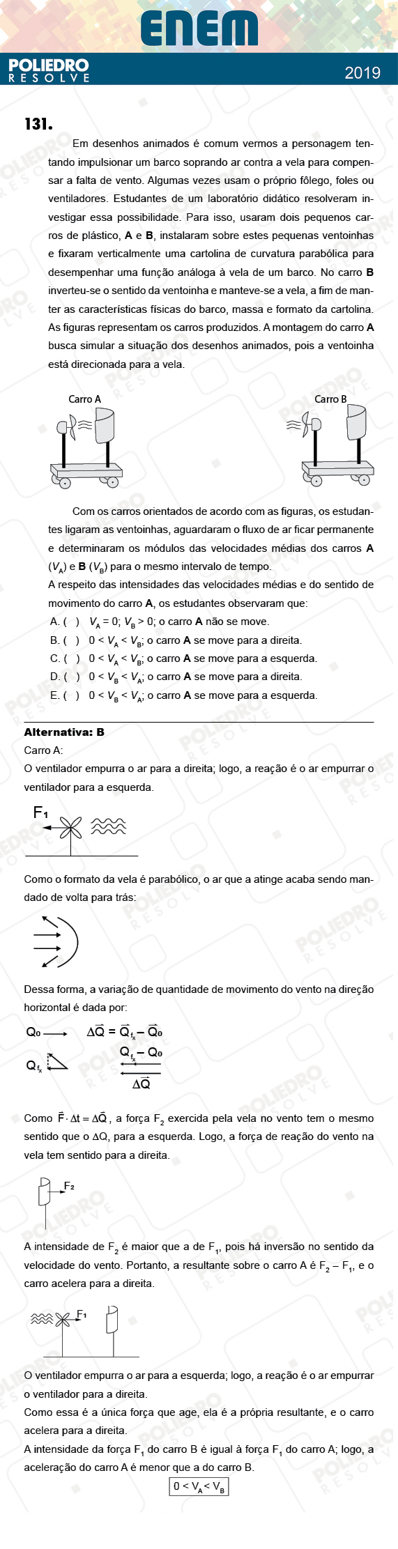 Questão 131 - 2º Dia - Prova AMARELA - ENEM 2018