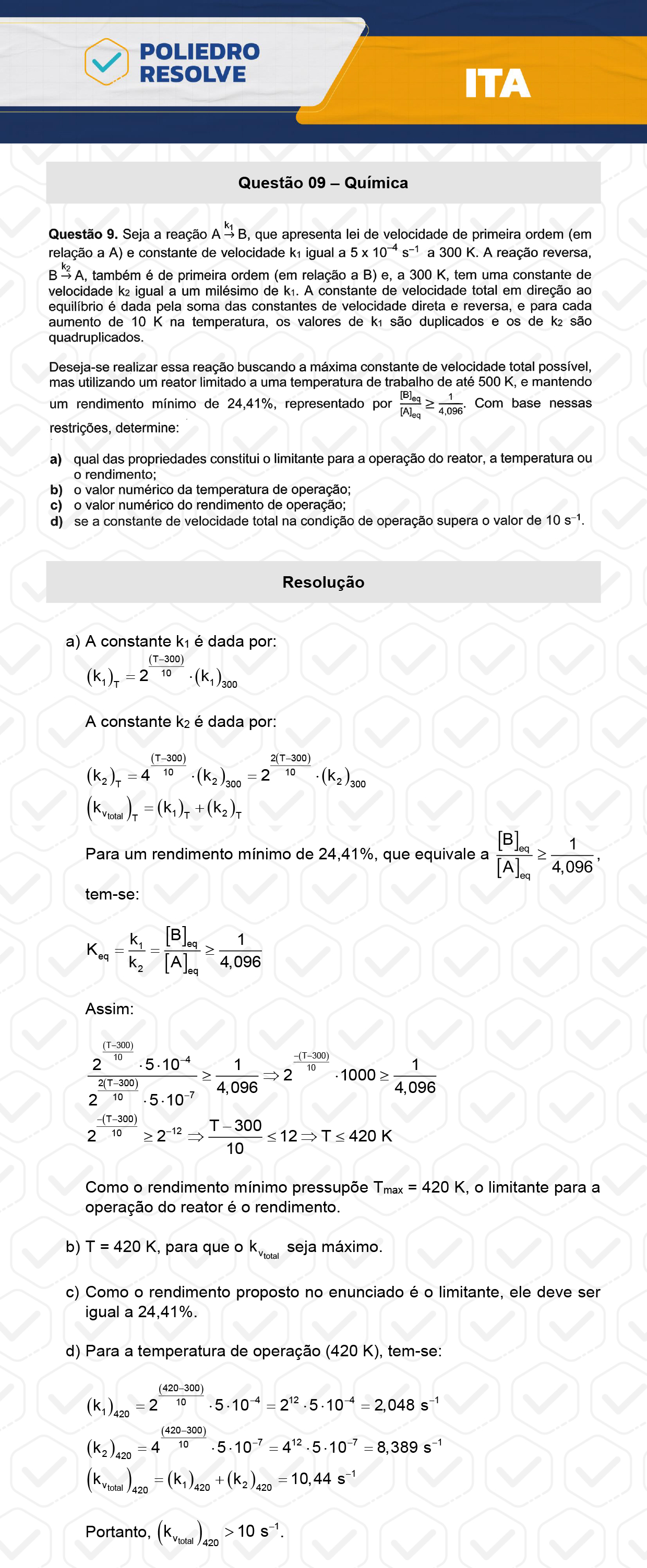 Dissertação 9 - 2ª Fase - 1º Dia - ITA 2024