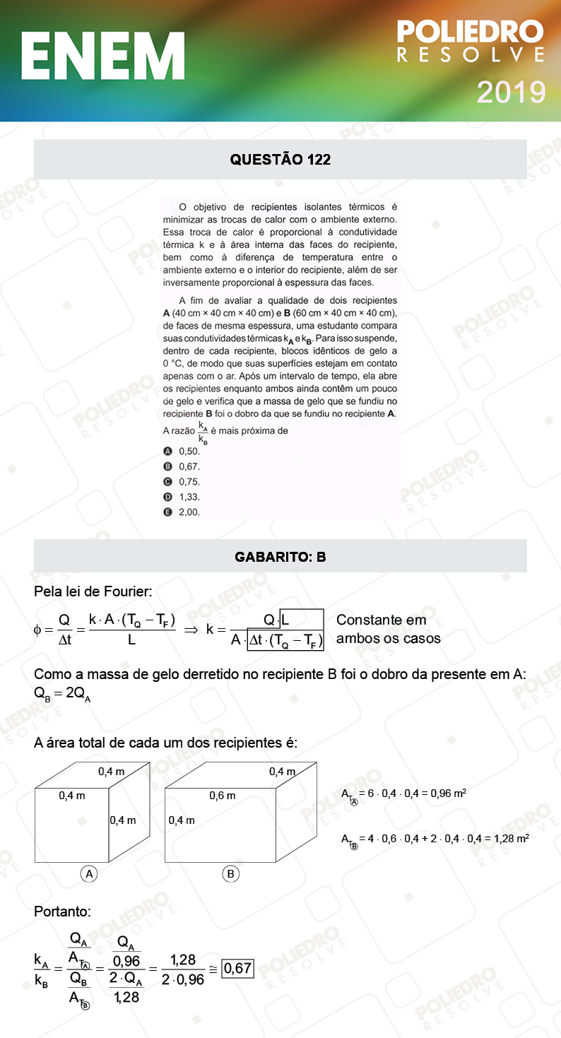 Questão 122 - 2º DIA - PROVA AMARELA - ENEM 2019