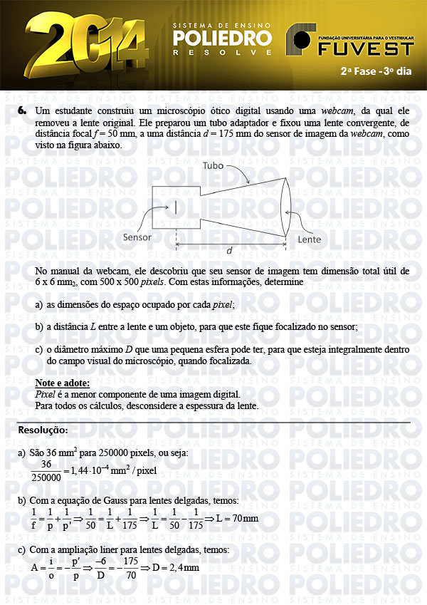 Dissertação 6 - 2ª Fase 3º Dia - FUVEST 2014