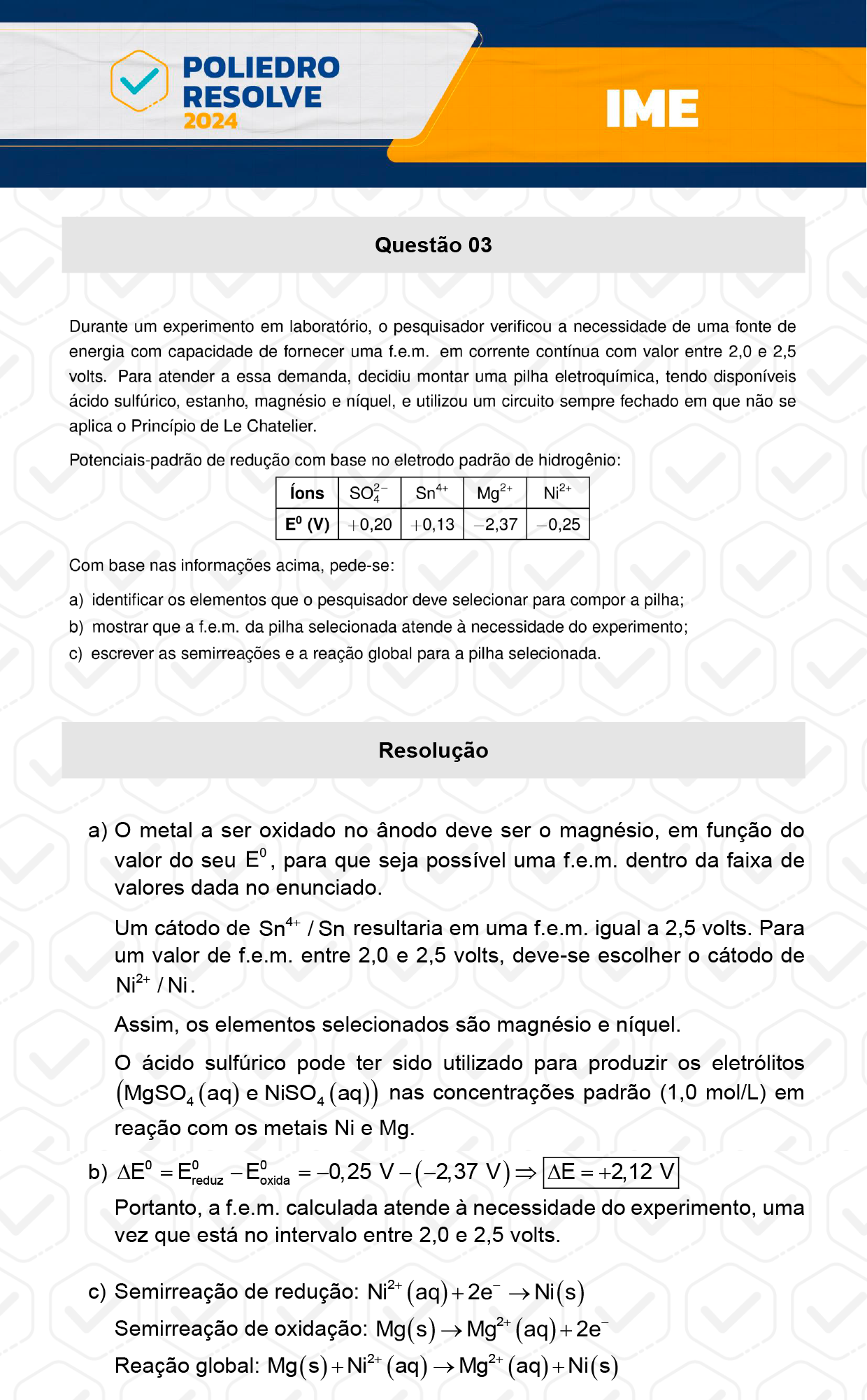 Dissertação 3 - 2ª Fase - 3º Dia - IME 2024