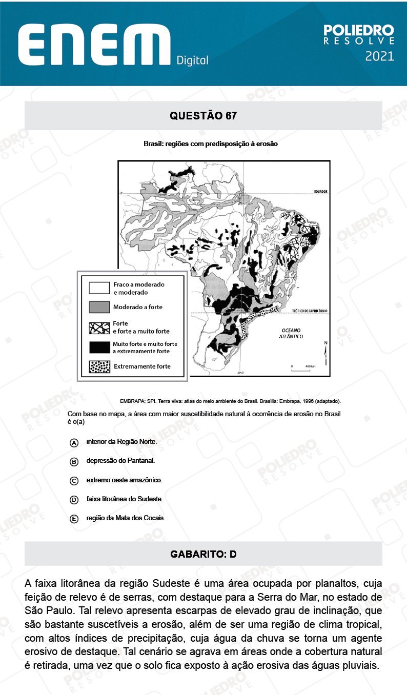 Questão 67 - 1º Dia - Prova Amarela - Espanhol - ENEM DIGITAL 2020