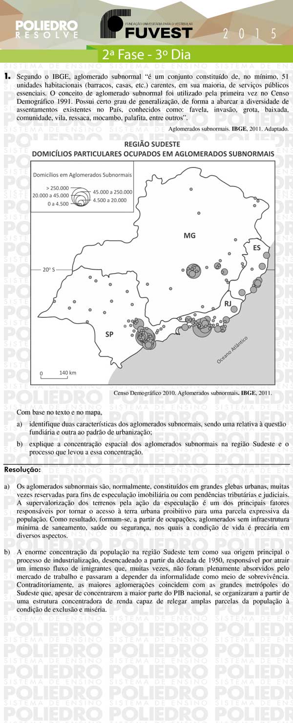 Dissertação 1 - 2ª Fase 3º Dia - FUVEST 2015