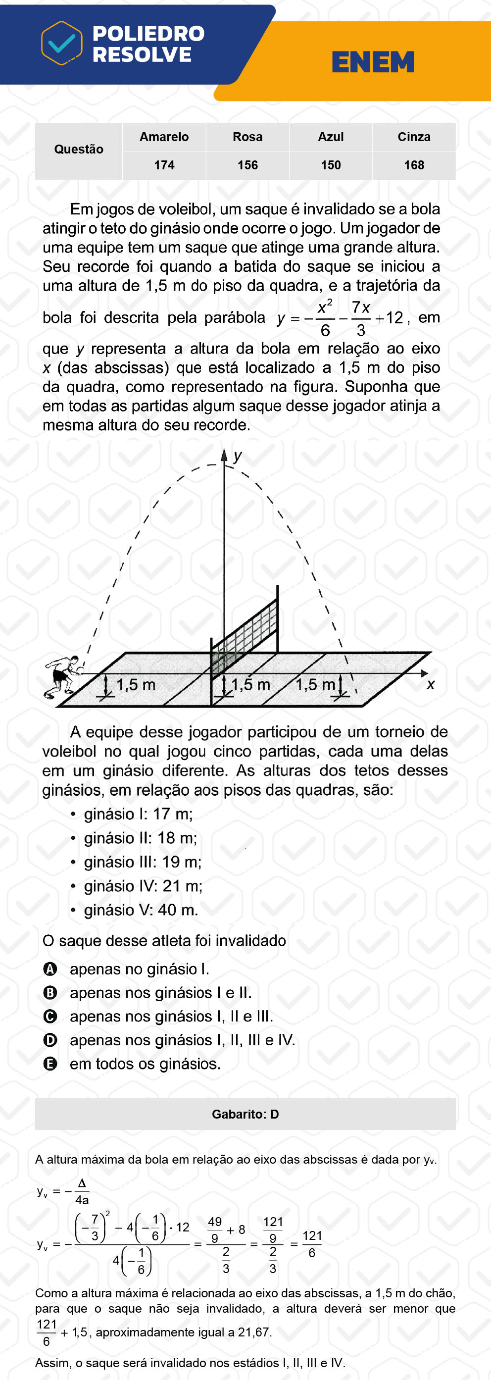 Questão 156 - 2º Dia - Prova Rosa - ENEM 2022