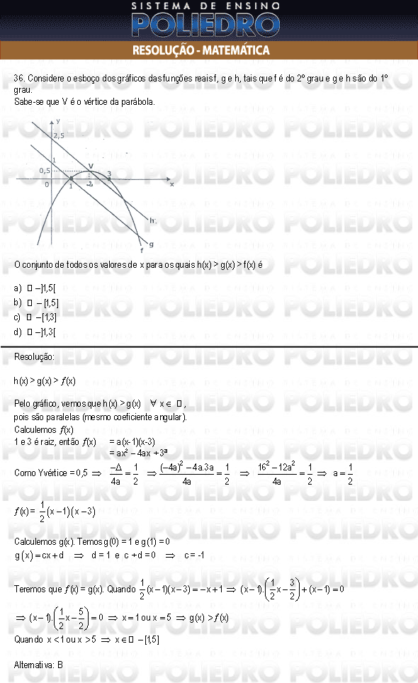 Questão 36 - Inglês e Matemática - AFA 2010