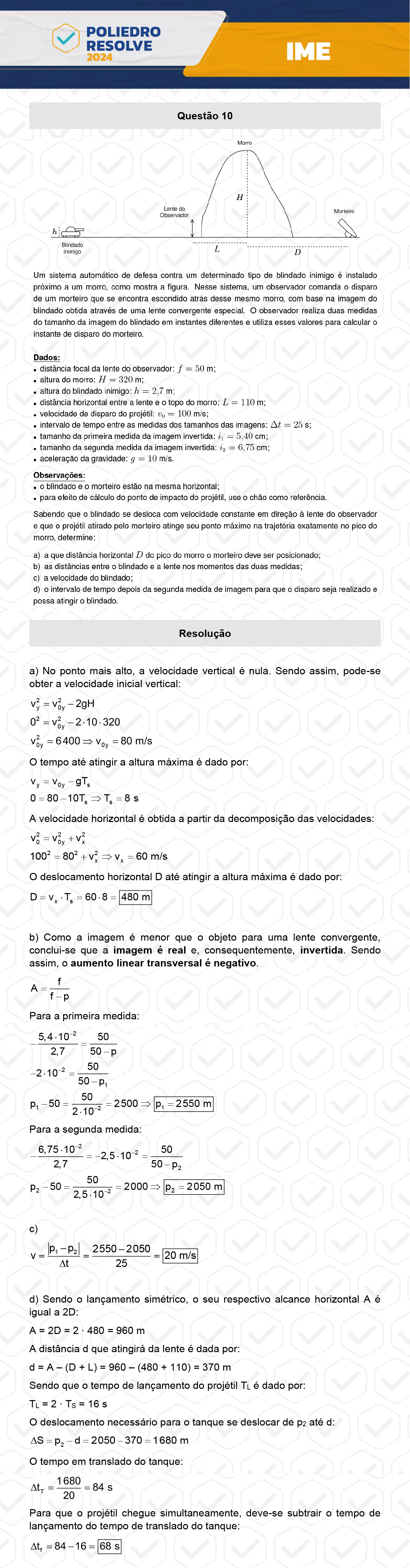 Dissertação 10 - 2ª Fase - 2º Dia - IME 2024