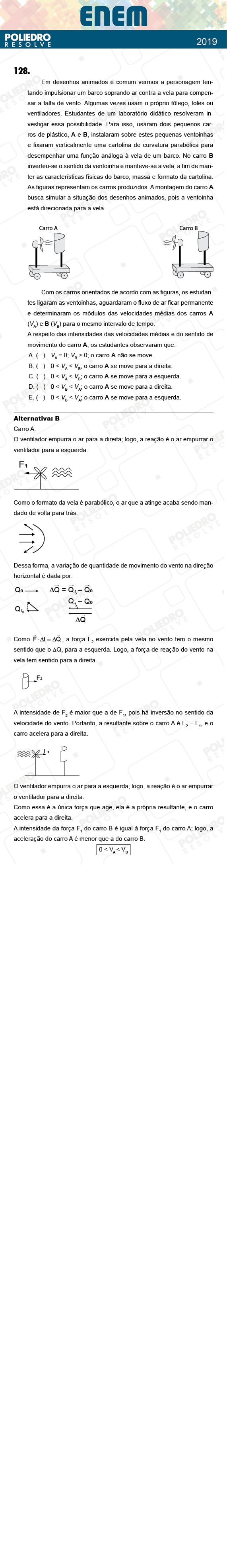 Questão 128 - 2º Dia - Prova AZUL - ENEM 2018