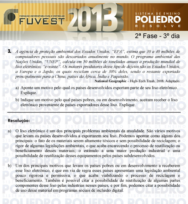 Texto 3 - 2ª Fase 3º Dia - FUVEST 2013