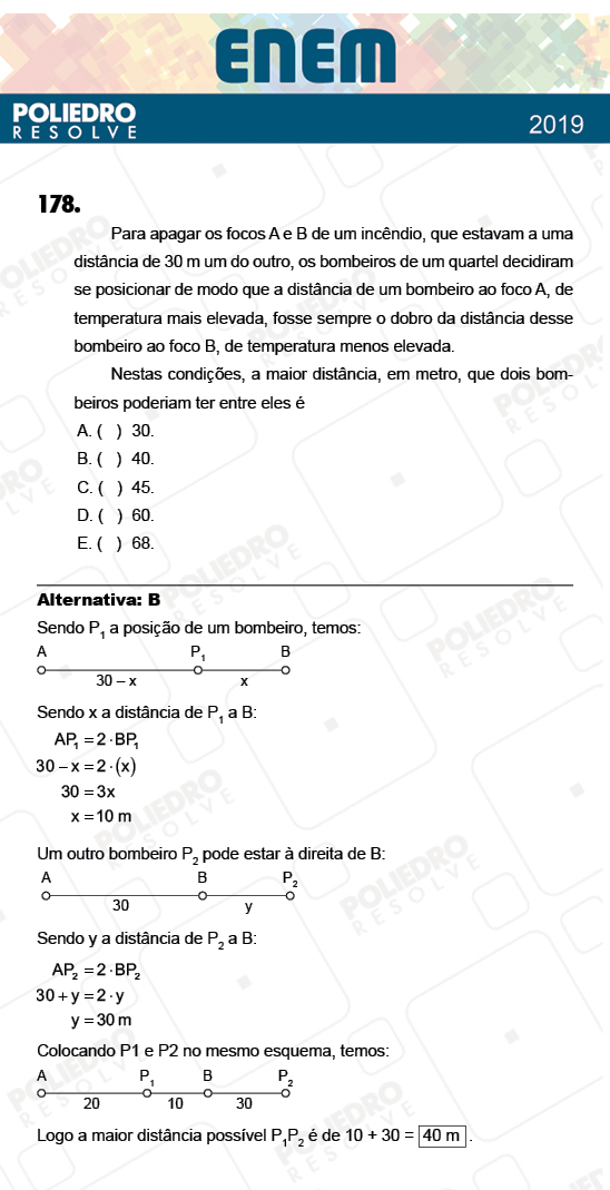 Questão 178 - 2º Dia - Prova ROSA - ENEM 2018