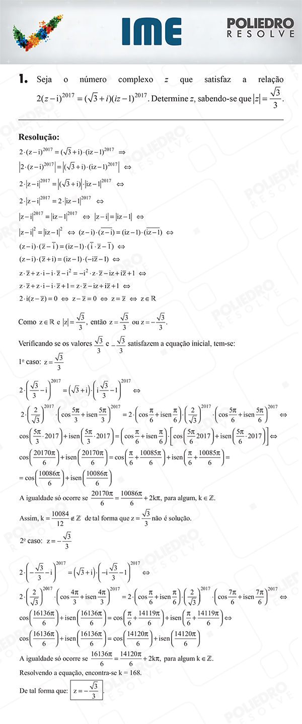 Dissertação 1 - Matemática - IME 2018