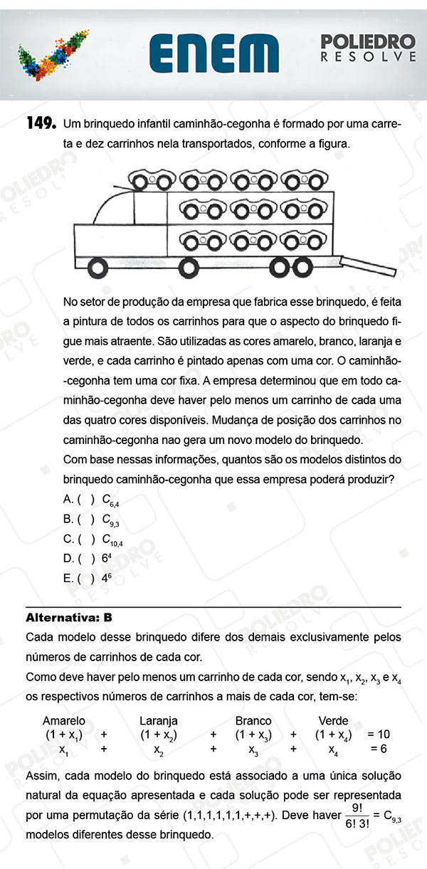 Questão 149 - 2º Dia (PROVA AMARELA) - ENEM 2017