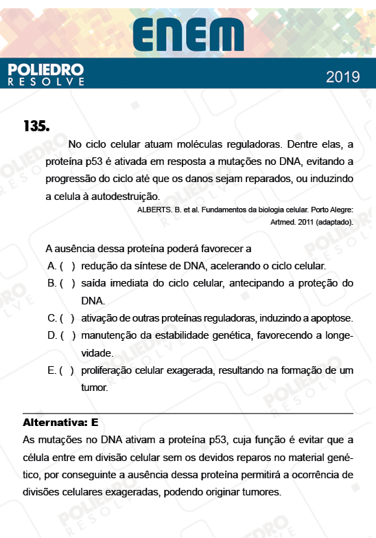 Questão 135 - 2º Dia - Prova CINZA - ENEM 2018