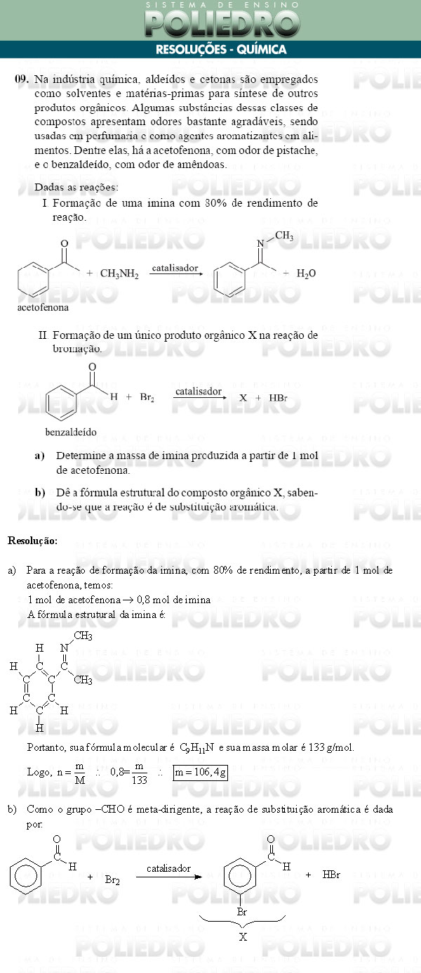 Dissertação 9 - Conhecimentos Específicos - UNIFESP 2009