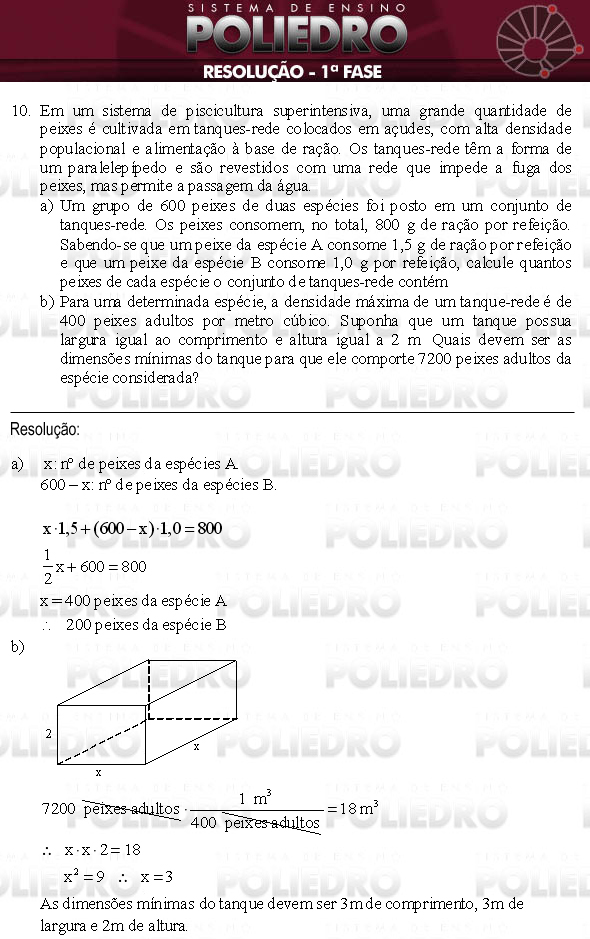 Dissertação 10 - 1ª Fase - UNICAMP 2009