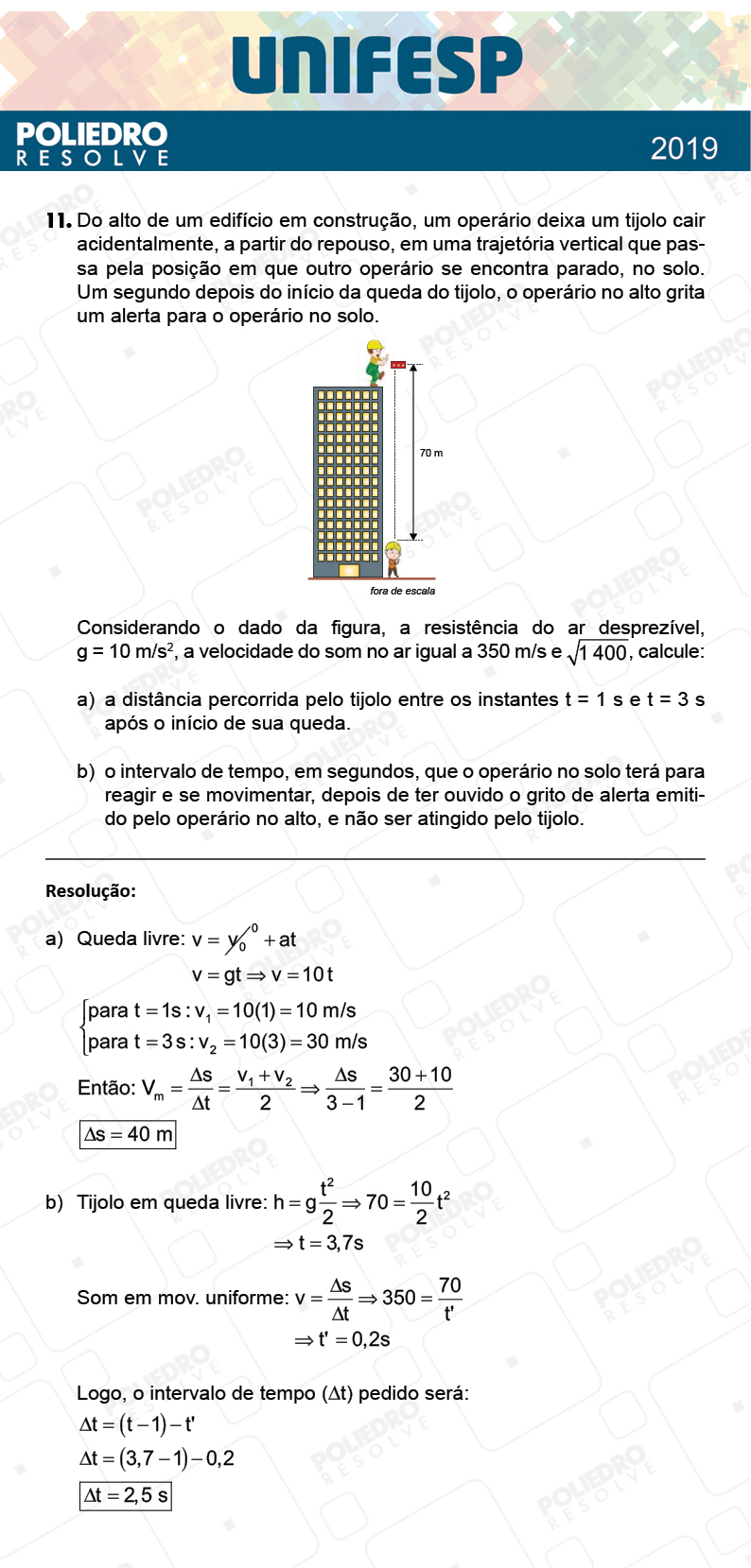 Dissertação 11 - Fase única - 2º Dia - UNIFESP 2019