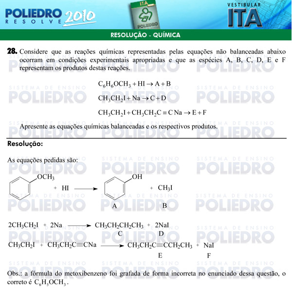 Dissertação 28 - Química - ITA 2010