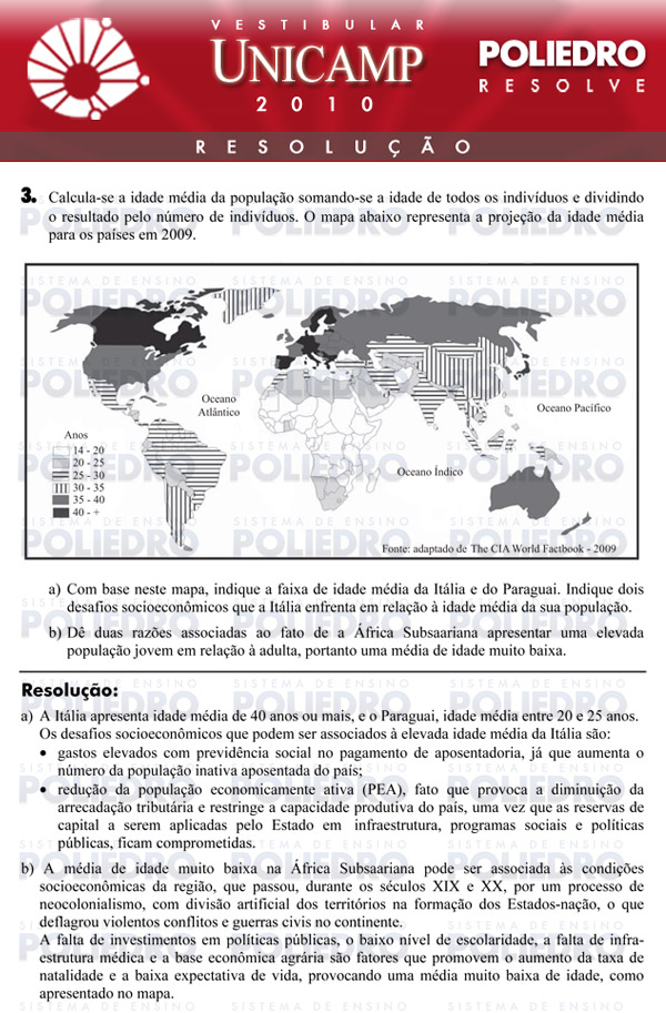 Dissertação 3 - 1ª Fase - UNICAMP 2010