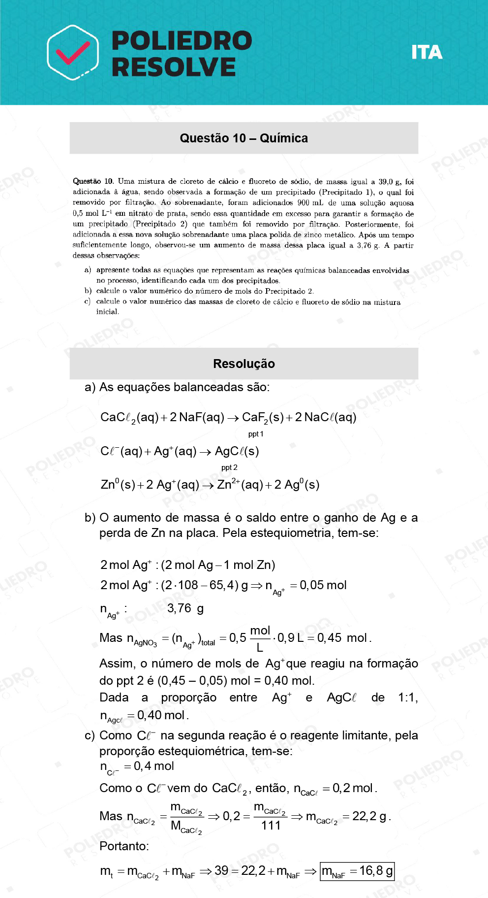 Dissertação 10 - 2ª Fase - 1º Dia - ITA 2022