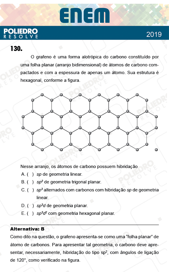 Questão 130 - 2º Dia - Prova AZUL - ENEM 2018