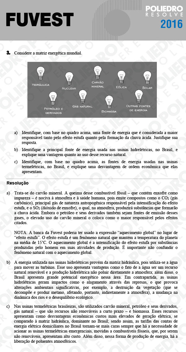 Dissertação 3 - 2ª Fase - 2º Dia - FUVEST 2016