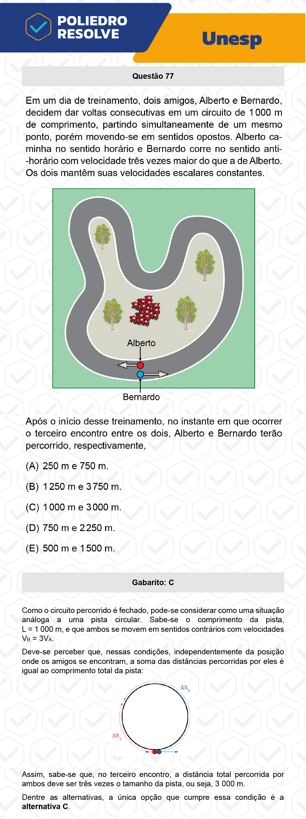 Questão 77 - 1ª Fase - UNESP 2023