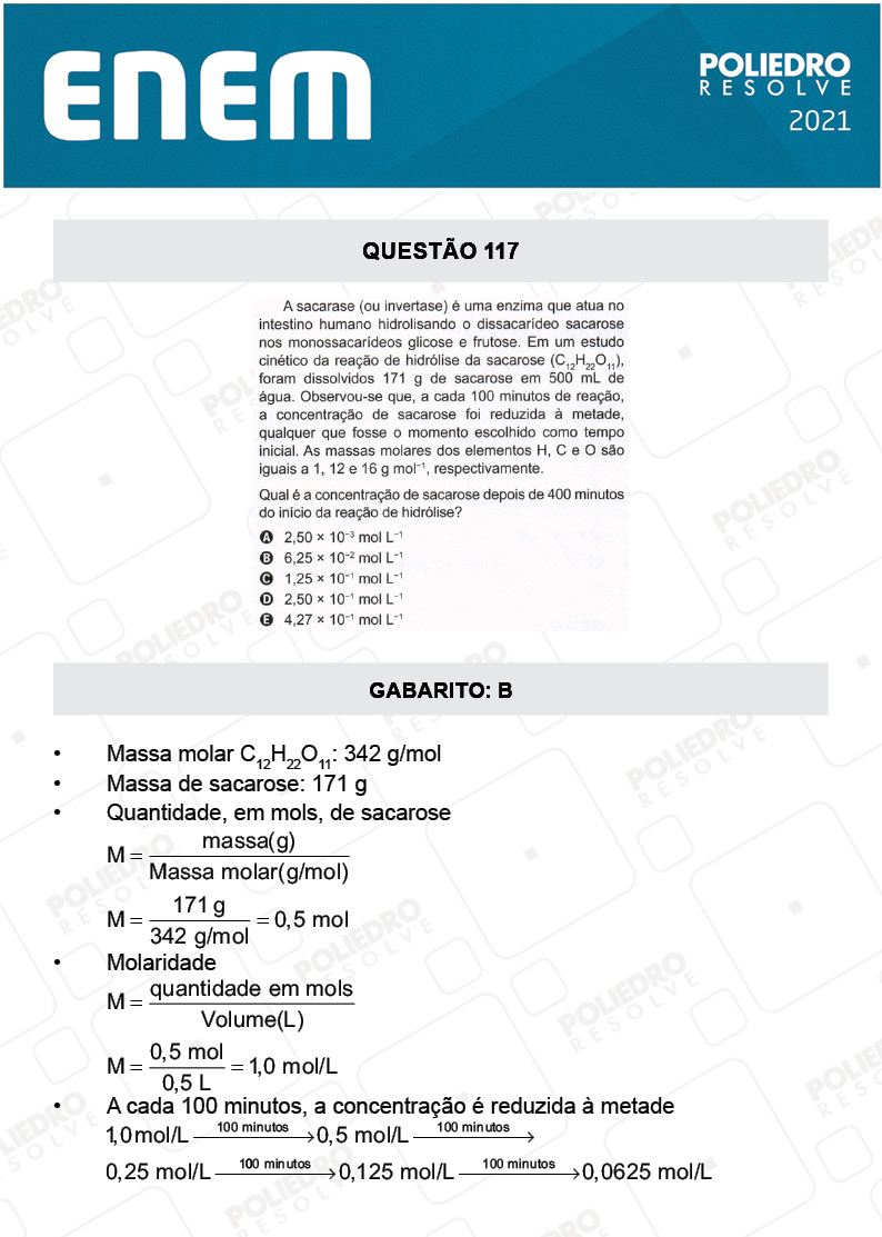 Questão 117 - 2º Dia - Prova Rosa - ENEM 2020