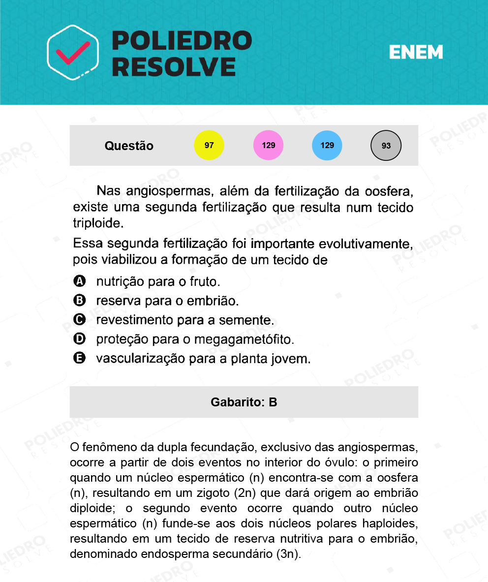 Questão 129 - 2º Dia - Prova Azul - ENEM 2021