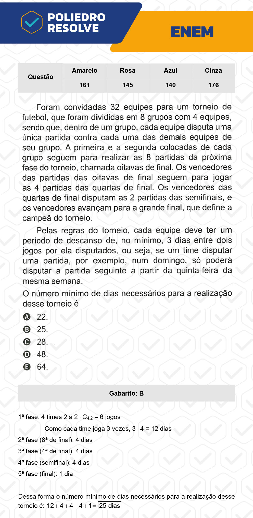 Questão 161 - 2º Dia - Prova Amarela - ENEM 2022