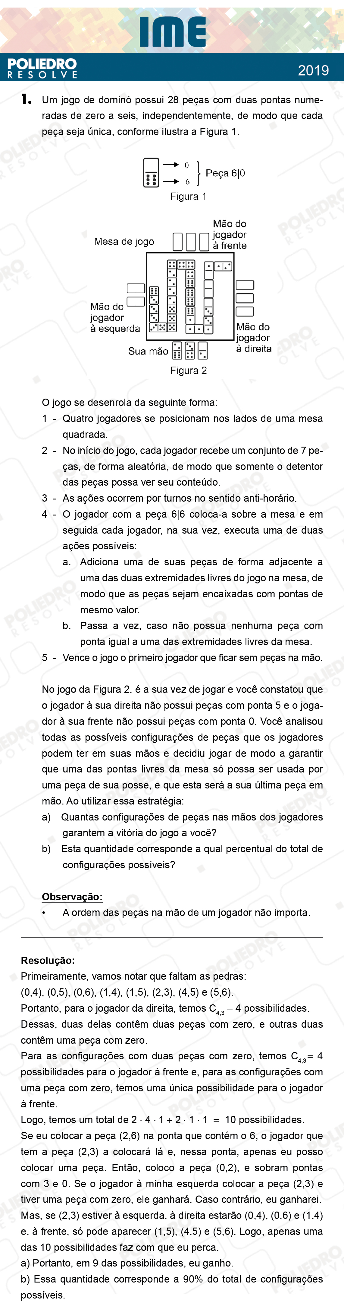 Dissertação 1 - 2ª Fase - Matemática - IME 2019