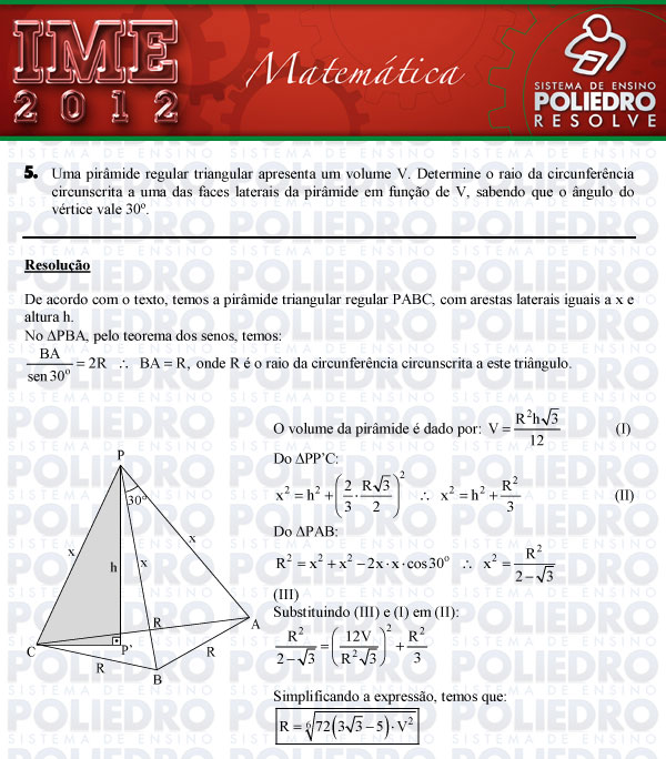 Dissertação 5 - Matemática - IME 2012