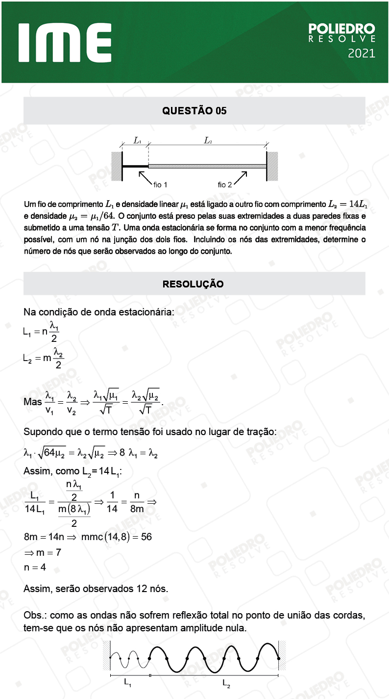 Dissertação 5 - 2ª Fase - Física - IME 2021