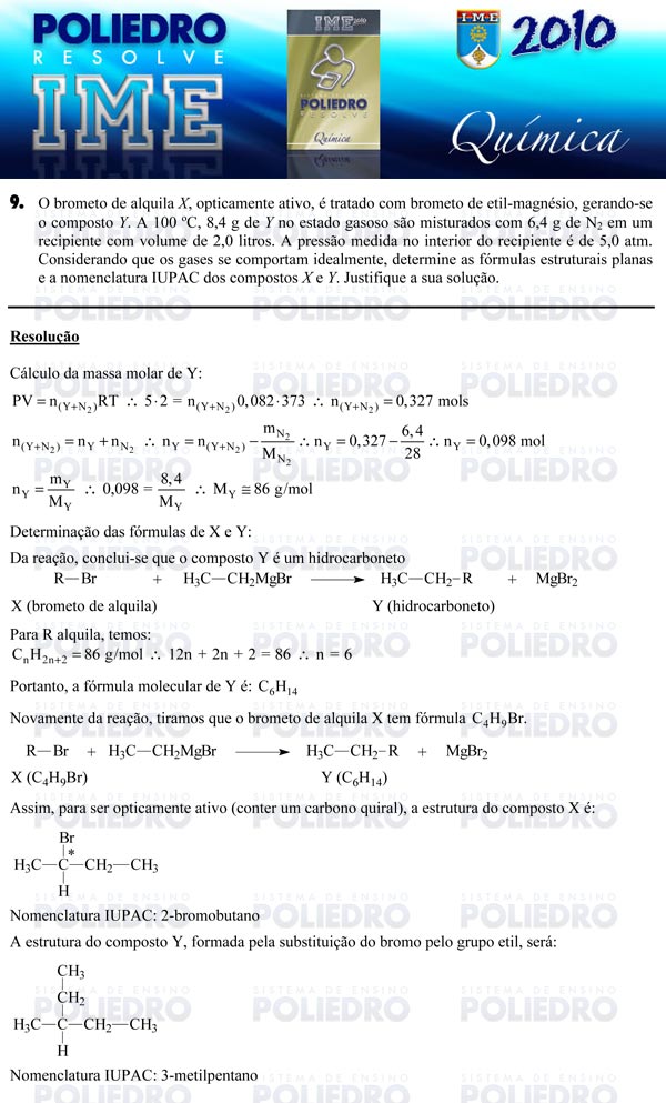 Dissertação 9 - Química - IME 2010