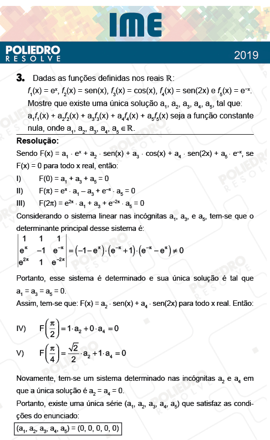 Dissertação 3 - 2ª Fase - Matemática - IME 2019