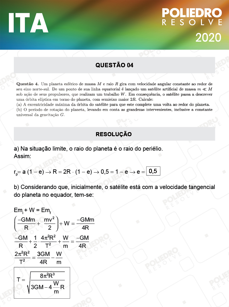 Dissertação 4 - 2ª Fase - 2º Dia - Fis / Red - ITA 2020