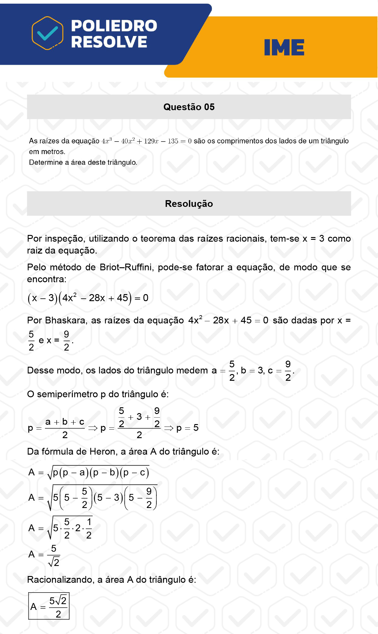 Dissertação 5 - 2ª Fase - Matemática - IME 2023