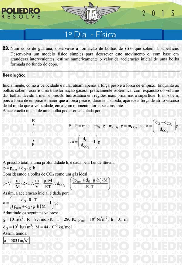 Dissertação 23 - Física - ITA 2015