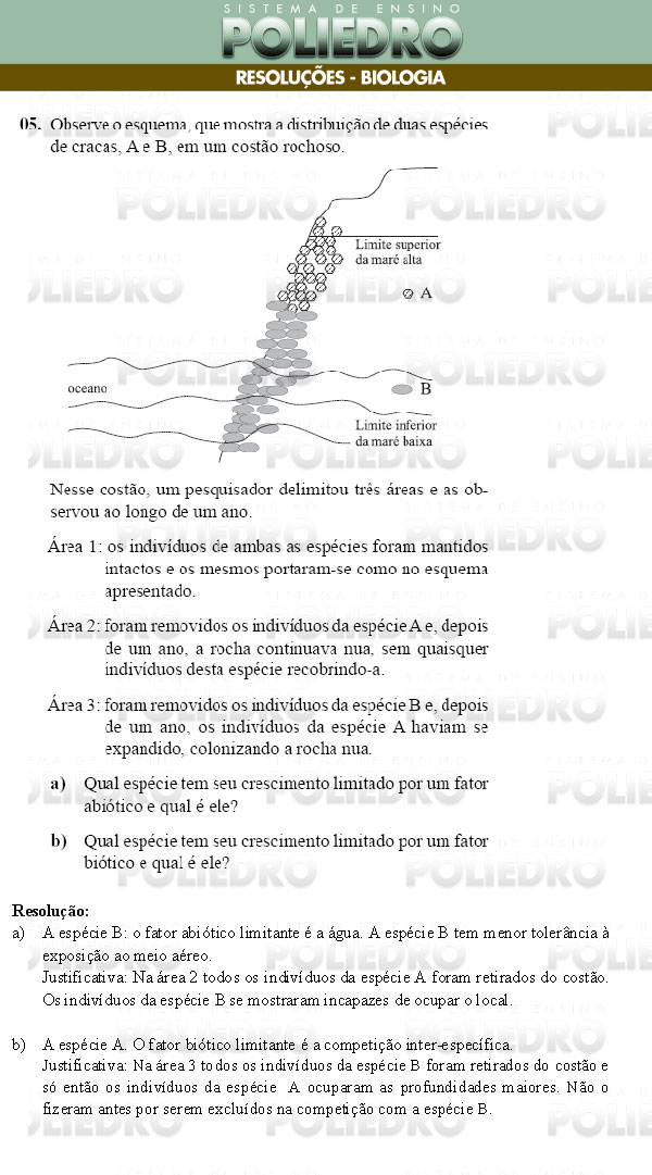 Dissertação 5 - Conhecimentos Específicos - UNIFESP 2009