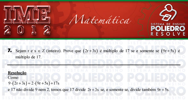 Dissertação 7 - Matemática - IME 2012