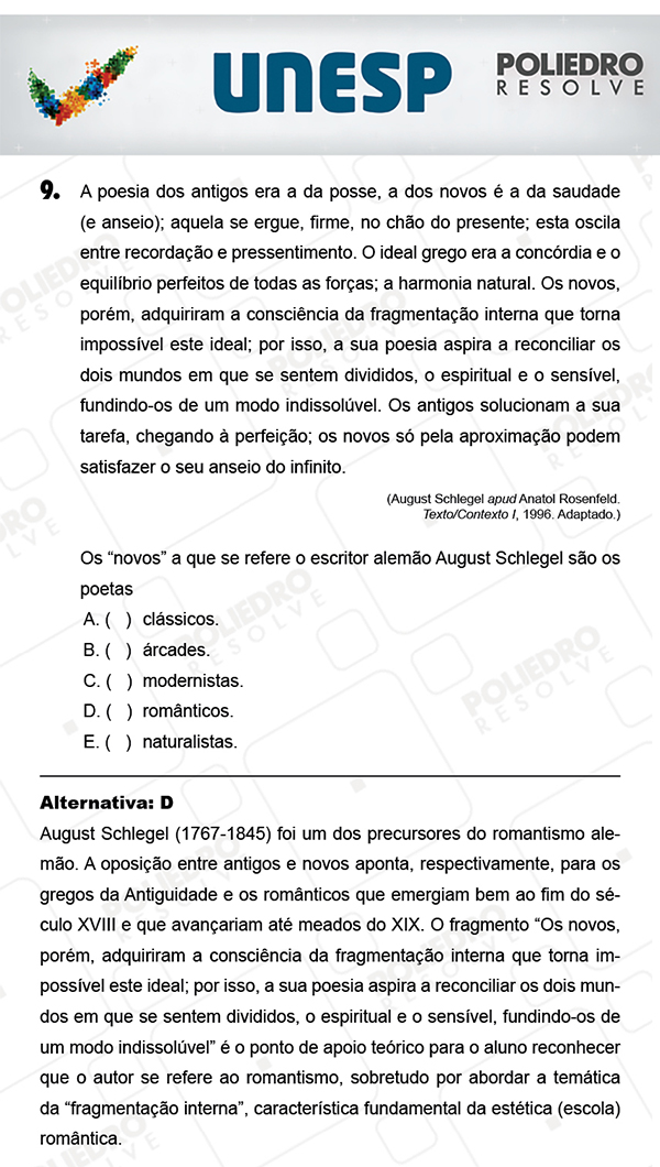 Questão 9 - 1ª Fase - PROVA 4 - UNESP 2018