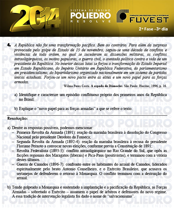 Dissertação 4 - 2ª Fase 3º Dia - FUVEST 2014