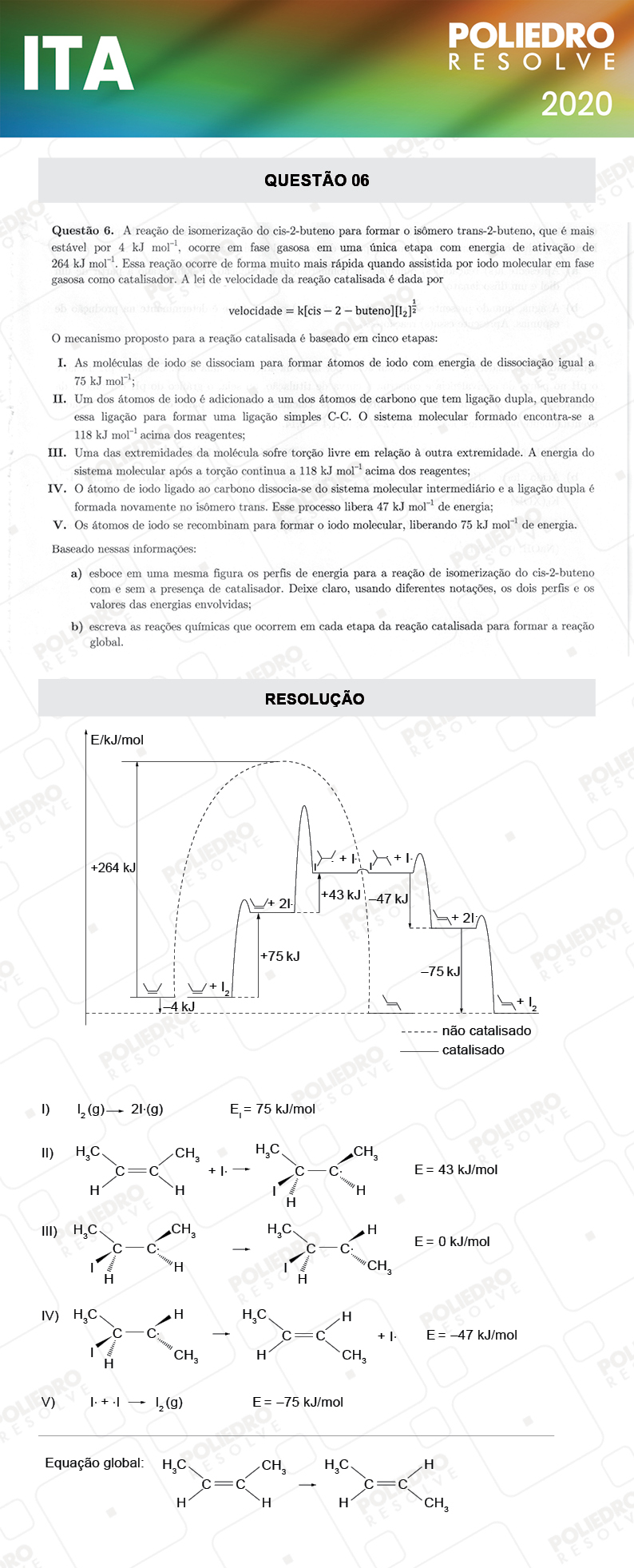 Dissertação 6 - 2ª Fase - 1º Dia - Mat / Quí - ITA 2020